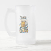 ビールにまみれた私 フロストグラスビールジョッキ (左)