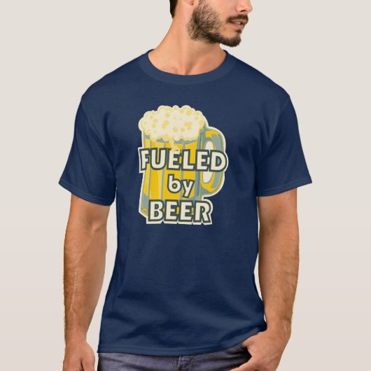 ビールによって燃料を供給される Tシャツ (正面)