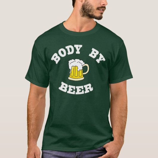 ビールによる体 Tシャツ (正面)
