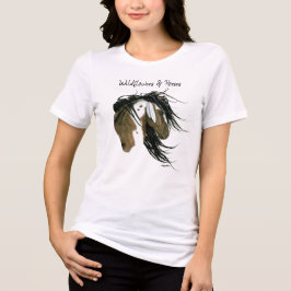 ビールによるWildflowers & Horses ドリームキャッチャーアート トライブレンドTシャツ