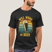 ビールに効く Tシャツ (正面)