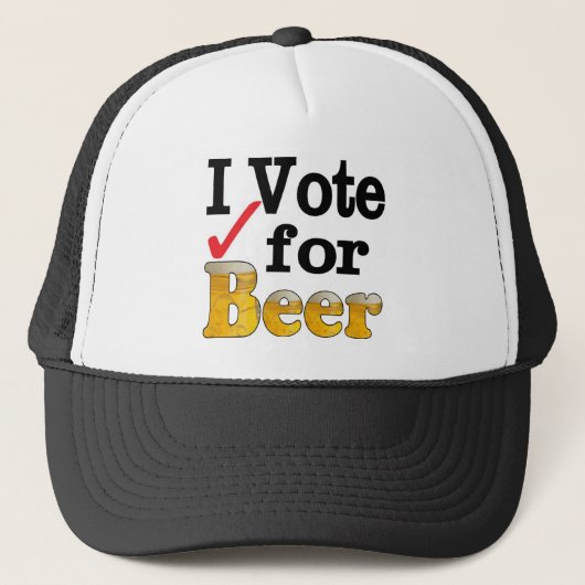 ビールに投票 キャップ (正面)