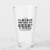 ビールに行くか行かないか？それが問題だ タンブラーグラス (正面)