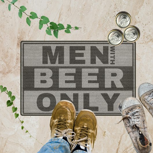 ビールのみの男性 – ビール愛好家のために ドアマット
