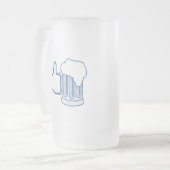 ビールのように フロストグラスビールジョッキ (正面左)