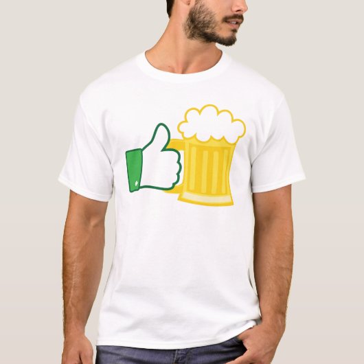 ビールのように Tシャツ (正面)