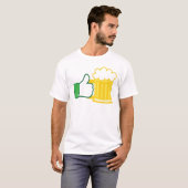 ビールのように Tシャツ (正面フル)