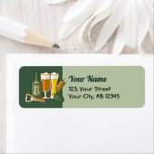 ビールのアイコンのラベル ラベル (インサイチュ)