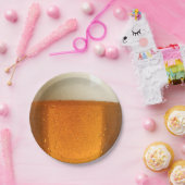 ビールのガラス ペーパープレート (パーティー)