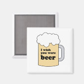 ビールのギア マグネット (正面/裏面)