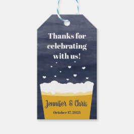 ビールのギフトタグまたは好意タグ ギフトタグ