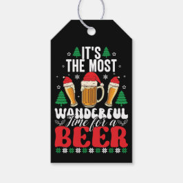 ビールのクリスマスは最高に素晴らしい時間だ ギフトタグ