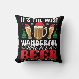 ビールのクリスマスは最高に素晴らしい時間だ クッション