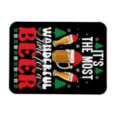 ビールのクリスマスは最高に素晴らしい時間だ マグネット (横)