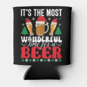 ビールのクリスマスは最高に素晴らしい時間だ 缶クーラー (正面)