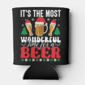 ビールのクリスマスは最高に素晴らしい時間だ 缶クーラー (裏面)