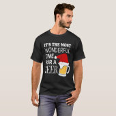 ビールのクリスマスは最高に素晴らしい時間だ Tシャツ (正面フル)