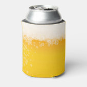 ビールのクローズアップ 缶クーラー (缶裏面)