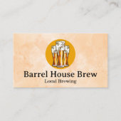 ビールのグラス | Brewery 名刺 (正面)