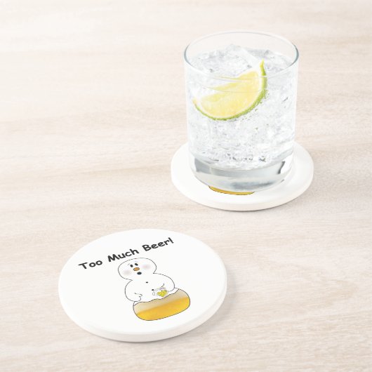 ビールのコースターが多すぎる コースター (側面)