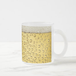 ビールのサds泡すりガラスのマグカップ フロストグラスマグカップ