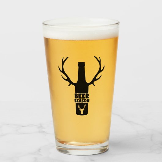 ビールのシーズンおもしろいビアユーモア タンブラーグラス (ドリンク正面)