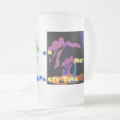 ビールのジョッキ フロストグラスビールジョッキ (正面右)