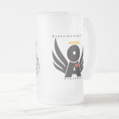 ビールのジョッキRushCamp! フロストグラスビールジョッキ (正面右)