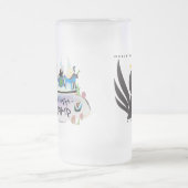 ビールのジョッキRushCamp! フロストグラスビールジョッキ (中央)