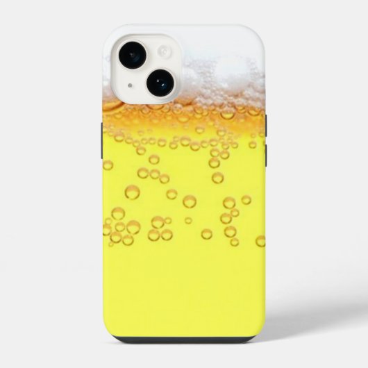 ビールのスープ iPhoneケース (裏面)