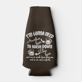 ビールのタイポグラフィが必要パーソナライズされた ボトルクーラー