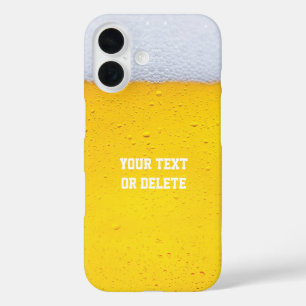 ビールのテクスチャ背景 iPhone 16ケース
