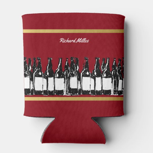 ビールのドリンカーはボトルのイメージでクーラーできる 缶クーラー (裏面)