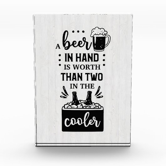 ビールのドリンカービール フォトブロック (正面)