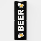 ビールのバナー 横断幕 (縦)