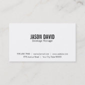 ビールのパイント3 |素朴 （バリエーション） 名刺 (裏面)