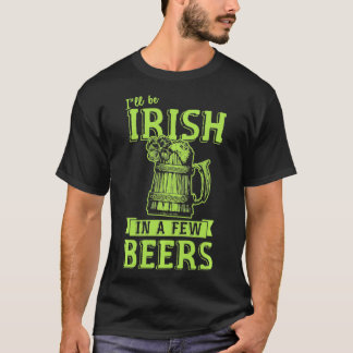 ビールのパブでアイリッシュおもしろいSt patricks Tシャツ