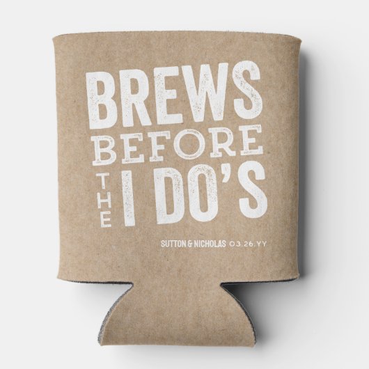 ビールのビールの前にビールを結婚作る 缶クーラー (裏面)