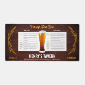 ビールのペアリング デスクマット (正面)