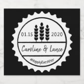 ビールのボトルキャップ前にブリーズ ビールラベル (シングルラベル)