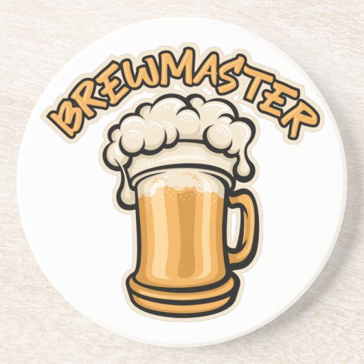 ビールのマグが必要なブルワーマスター コースター (正面)