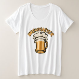 ビールのマグが必要なブルワーマスター プラスサイズTシャツ