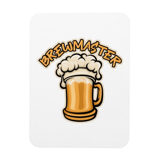 ビールのマグが必要なブルワーマスター マグネット (縦)