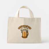 ビールのマグが必要なブルワーマスター ミニトートバッグ (裏面)