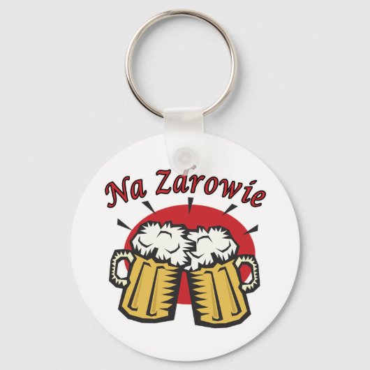 ビールのマグでナズドローウィートースト キーホルダー (正面)