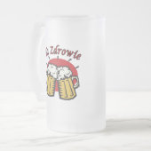 ビールのマグでナズドローウィートースト フロストグラスビールジョッキ (正面左)