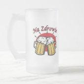 ビールのマグでナズドローウィートースト フロストグラスビールジョッキ (左)