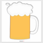 ビールのマグカップ シール (シート)