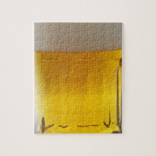 ビールのマグカップ ジグソーパズル (縦)