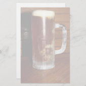 ビールのマグ（背の高い） 便箋 (正面/裏面)
